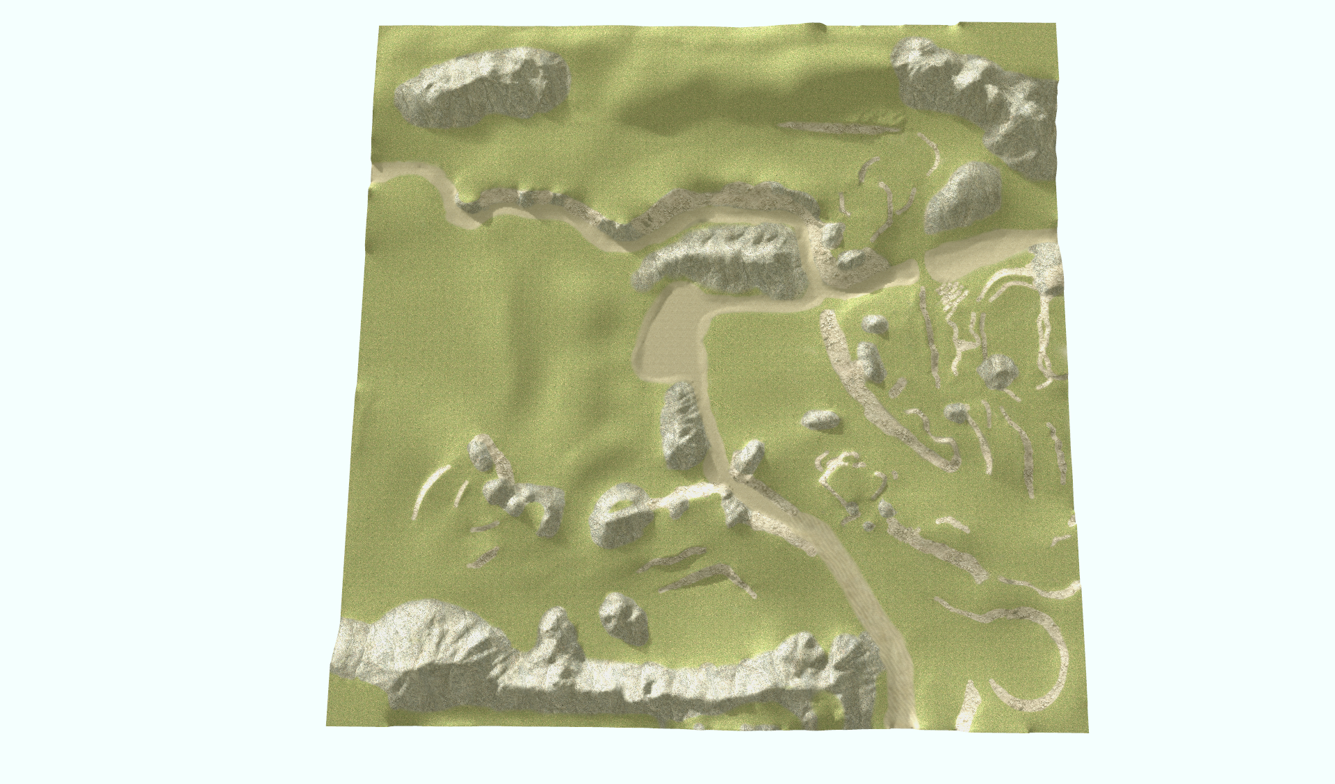 Yellowstone heightmap 1